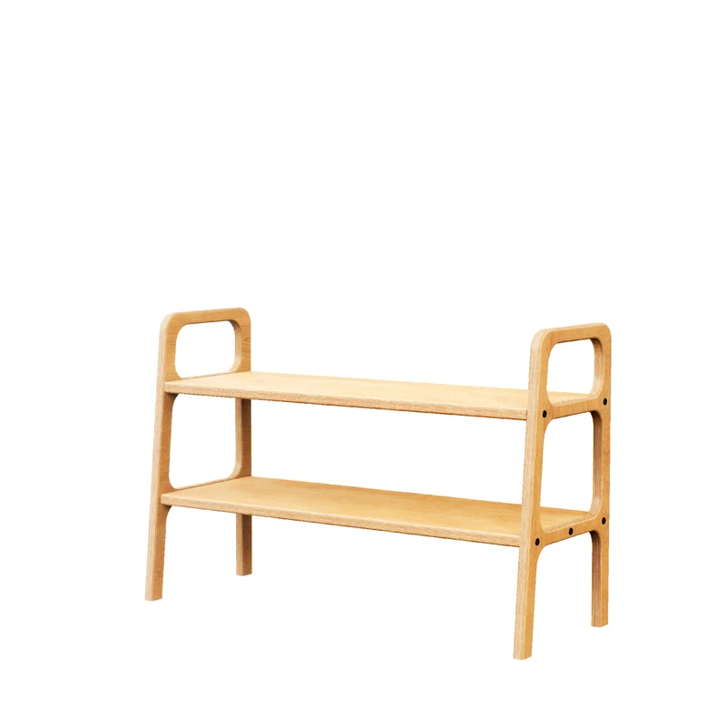 Shoe Bench with Cushion · Straight Legs