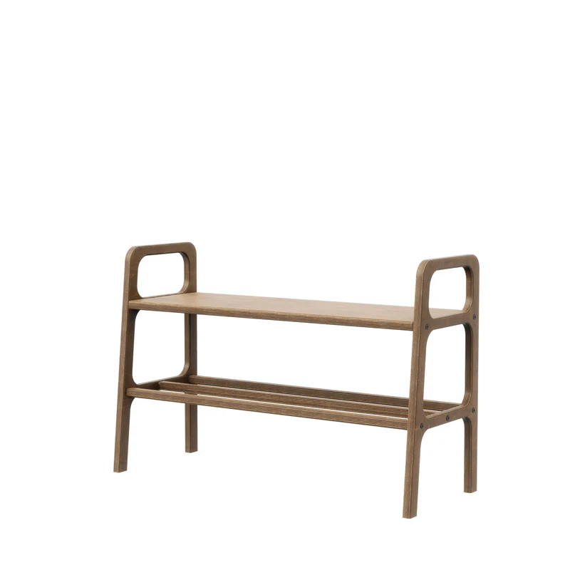 Shoe Bench with Cushion · Straight Legs