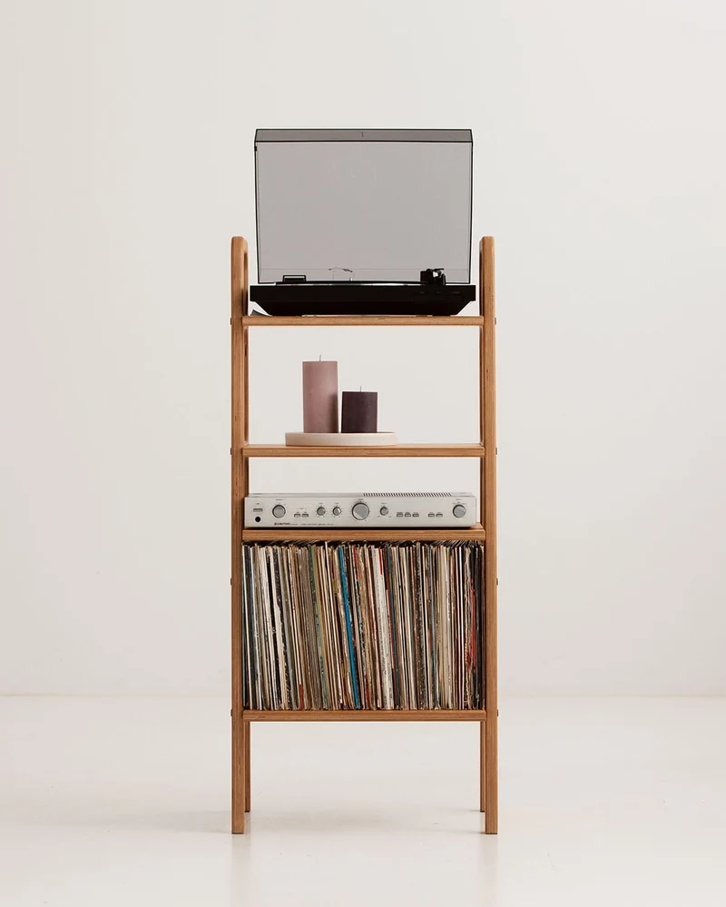 Midlite Record Player Stand · 114 cm