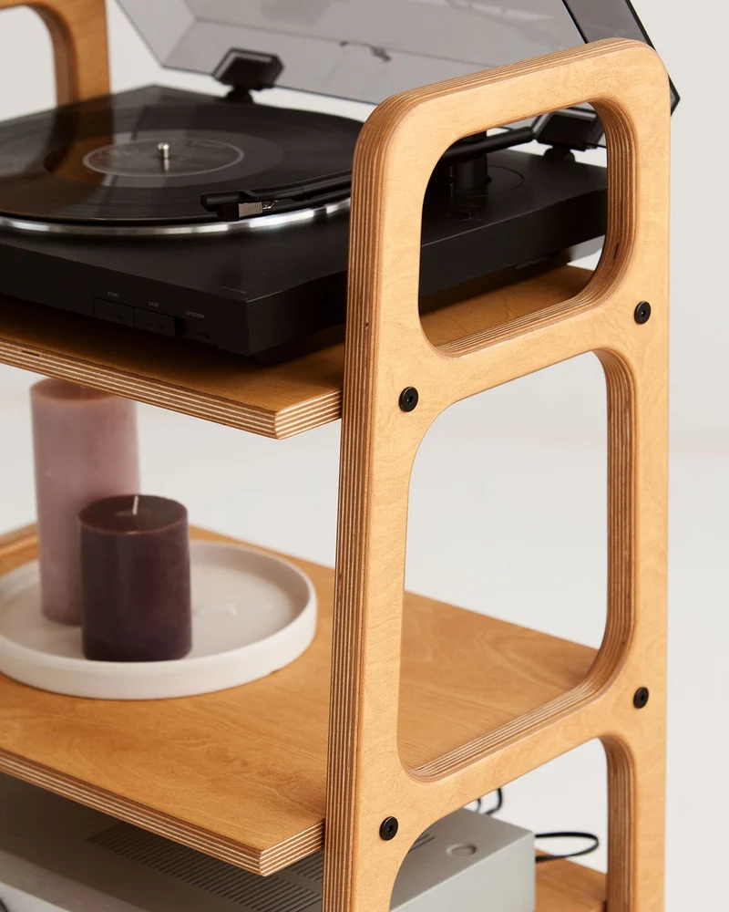 Midlite Record Player Stand · 114 cm