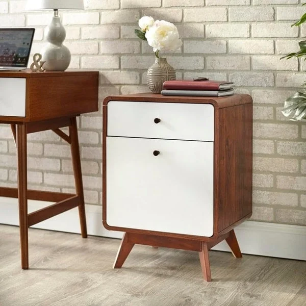 Classeur 2 tiroirs - Style moderne du milieu du siècle