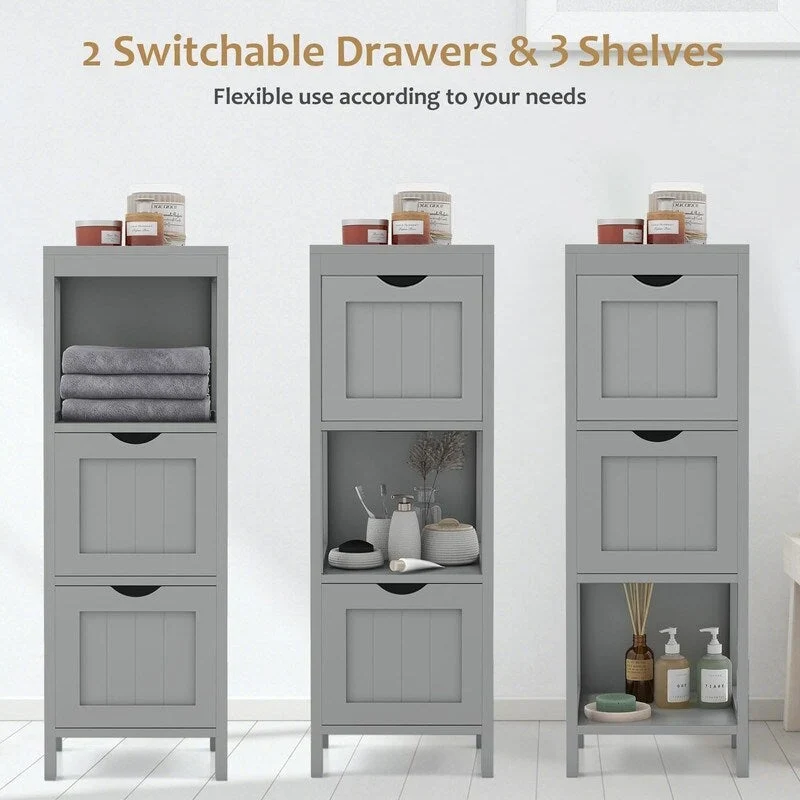 Organisateurs de salle de bain et meuble de rangement – 12P x 12L x 35H