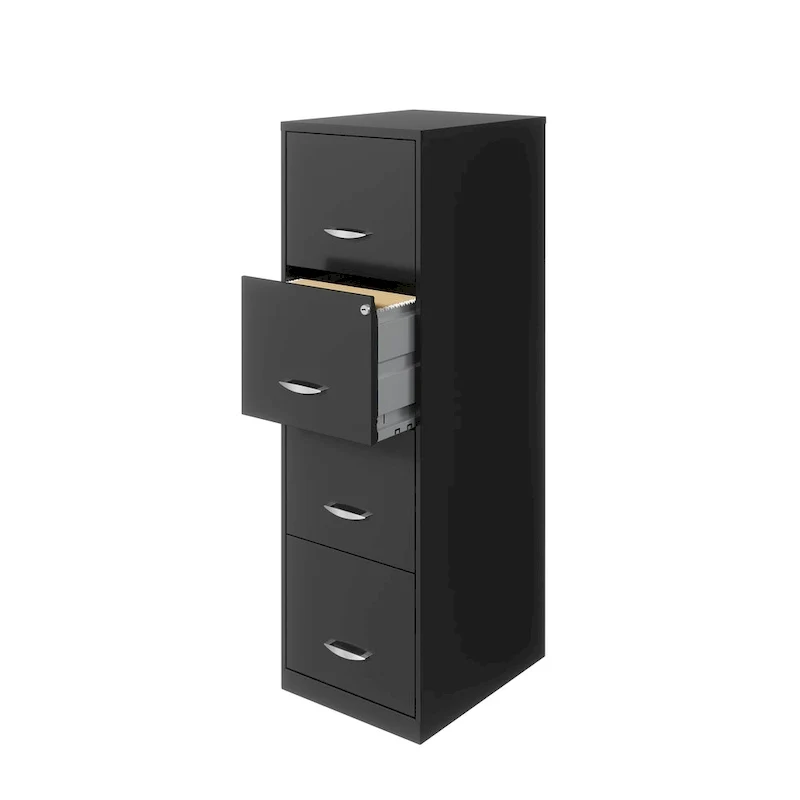 Classeur vertical 4 tiroirs de 45 cm de profondeur, anthracite