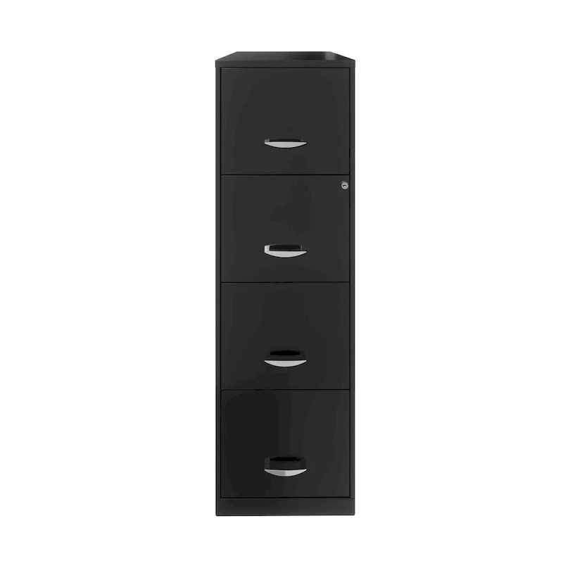 Classeur vertical 4 tiroirs de 45 cm de profondeur, anthracite