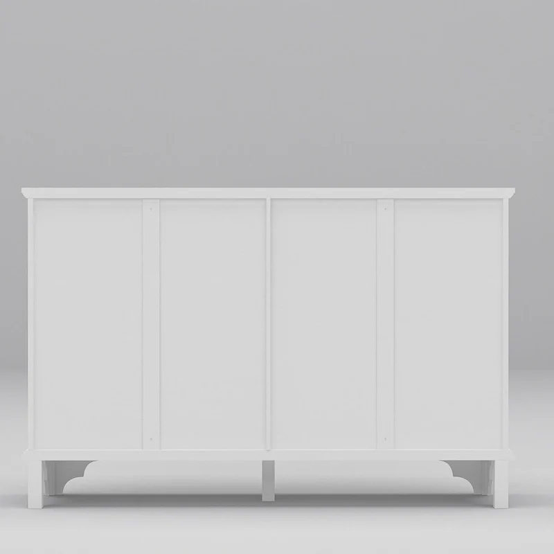 Meuble de salle de bain en bois sculpté Meuble d'appoint Buffet Verre acrylique