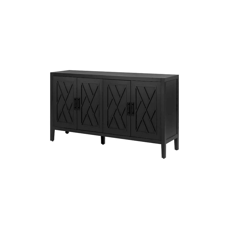 Buffet en bois à 4 portes