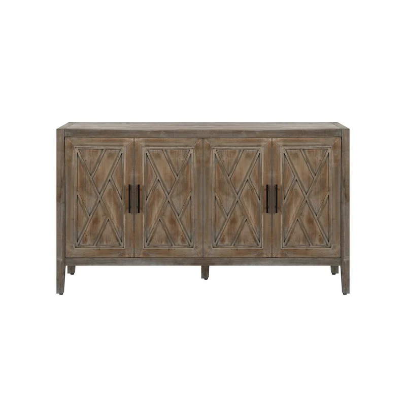 Buffet en bois à 4 portes