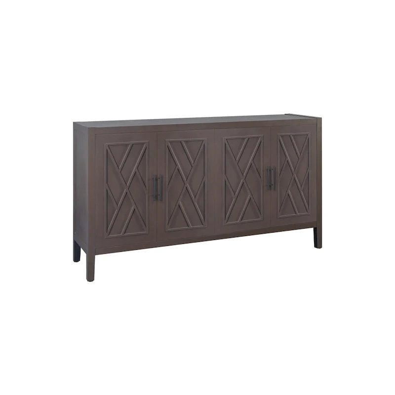 Buffet en bois à 4 portes