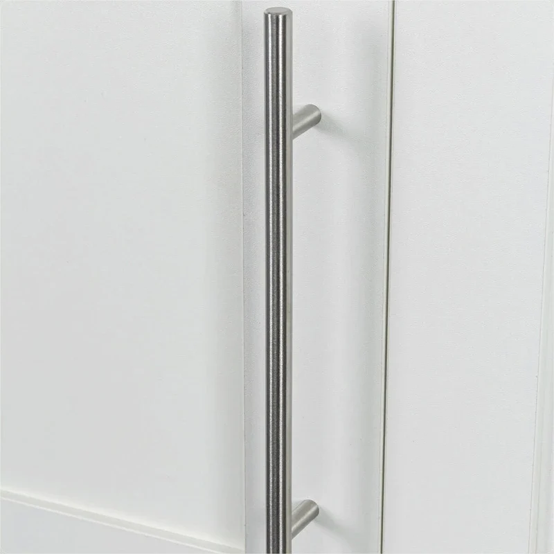 Meuble de rangement mural empilable en bois, blanc