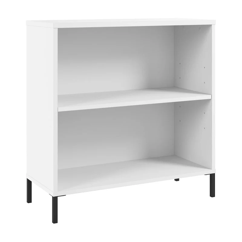 Organisateur de rangement de bibliothèque à 2 étagères