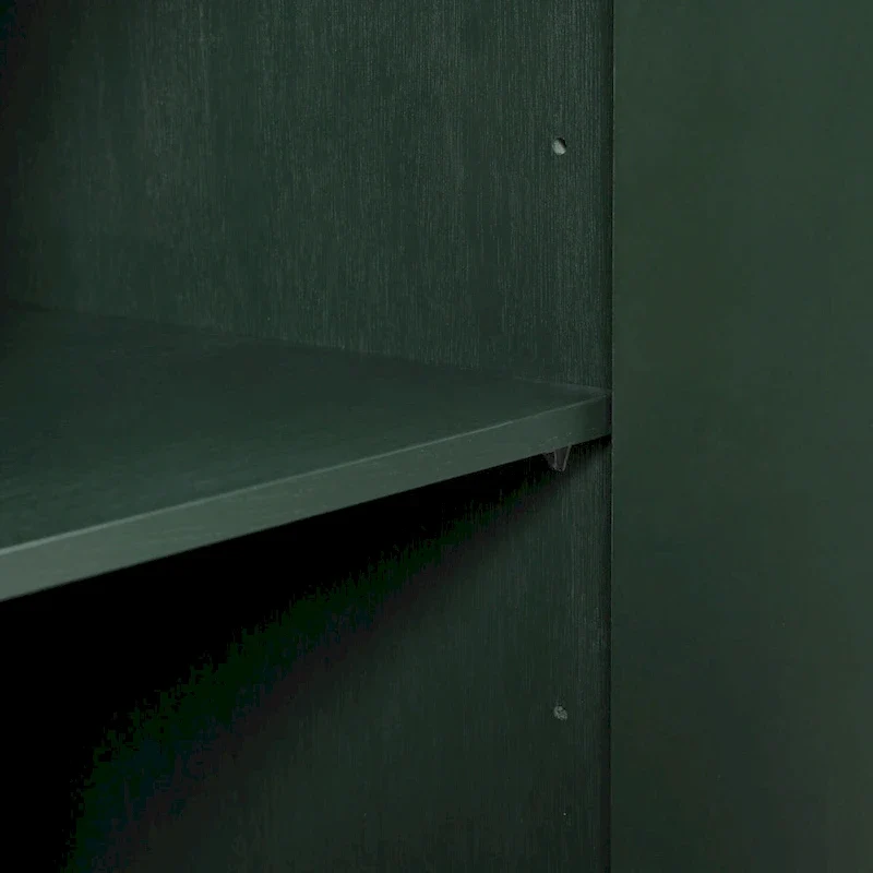 Buffet 4 portes avec panneaux de porte sculptés et étagères réglables