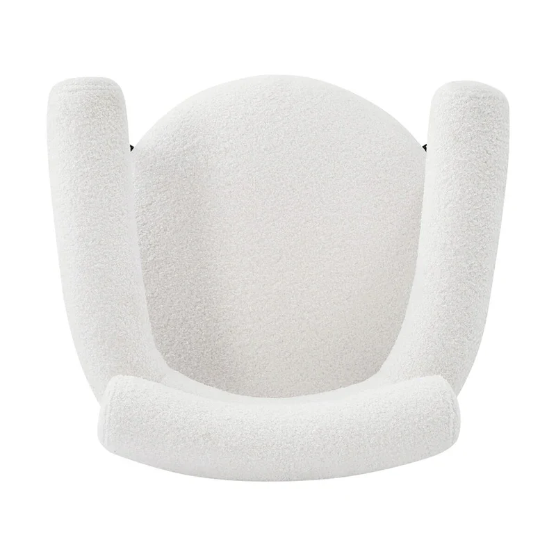 Chaise de salle à manger avec accoudoirs rembourrés