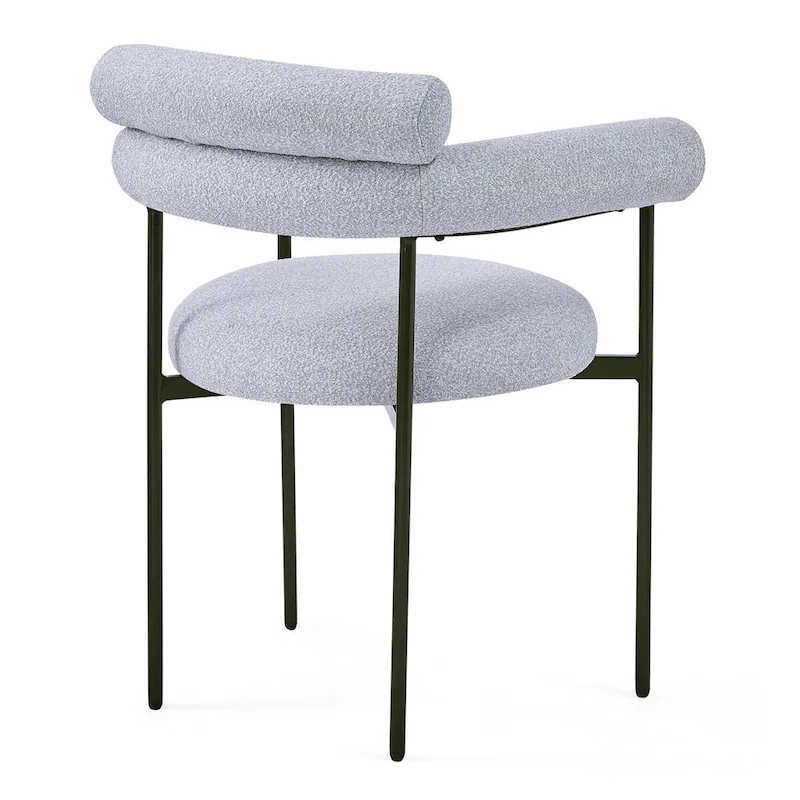 Chaise de salle à manger avec accoudoirs rembourrés