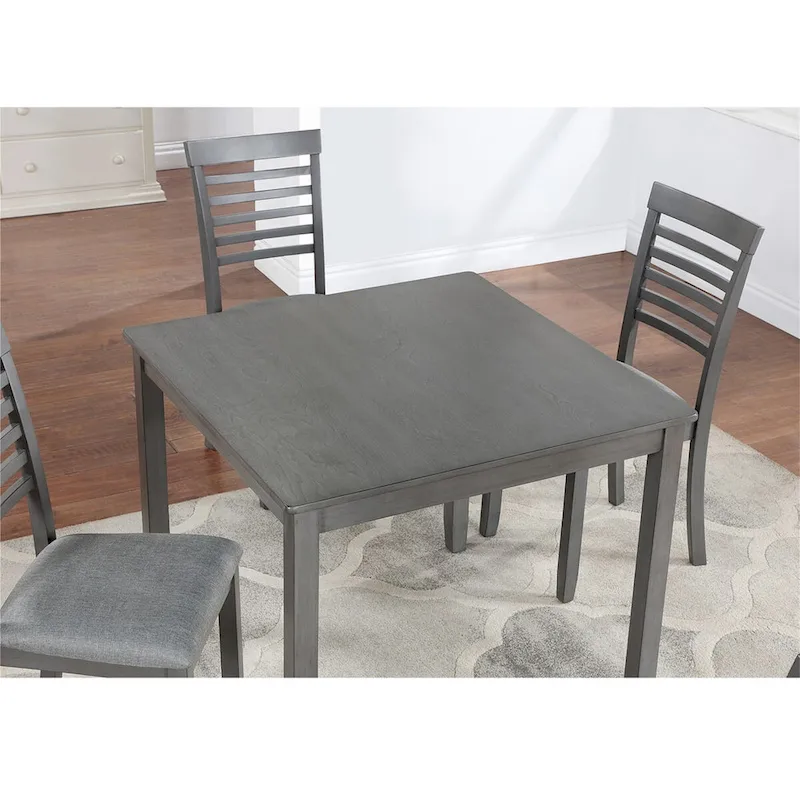 Table à manger carrée en bois