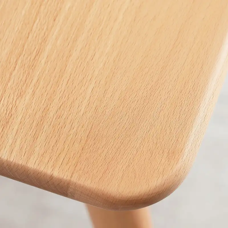 Bureau informatique en bois massif de 119,4 cm avec 2 tiroirs pour bureau à domicile