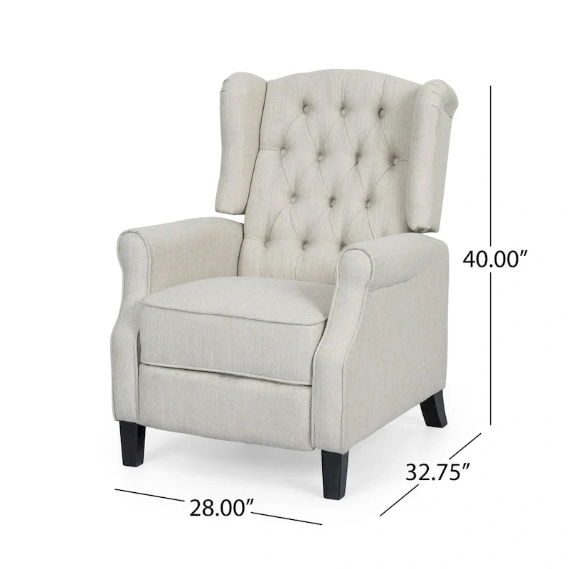 Fauteuil inclinable moderne et confortable avec dossier à oreilles