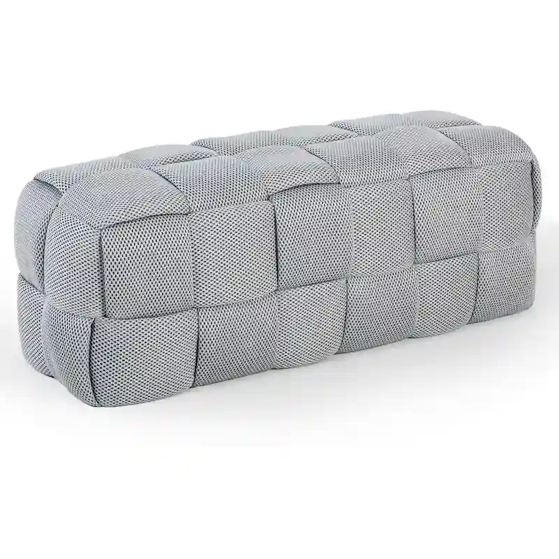 Grand banc de rangement moderne en tissu respirant 3D