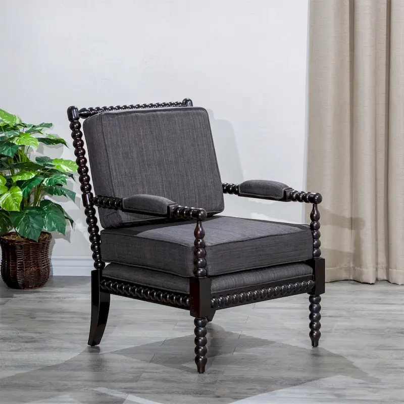 Fauteuil en tissu Spindle