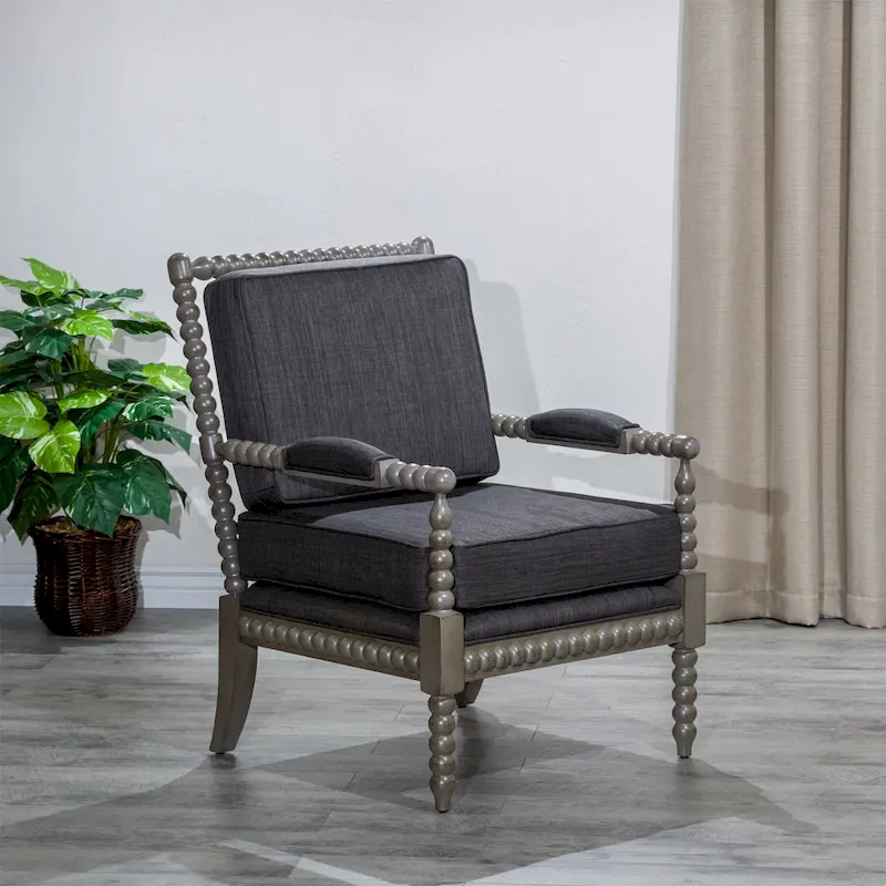 Fauteuil en tissu Spindle
