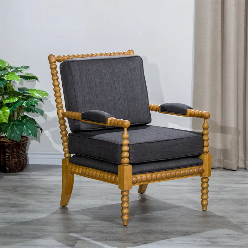 Fauteuil en tissu Spindle