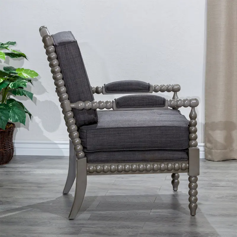 Fauteuil en tissu Spindle