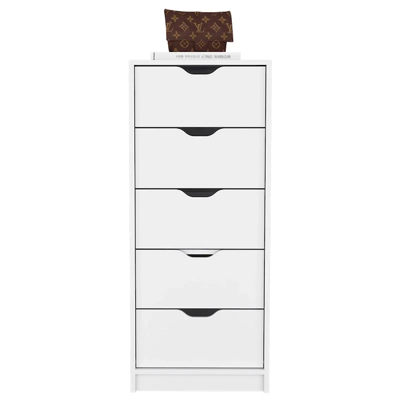 Commode étroite à 5 tiroirs