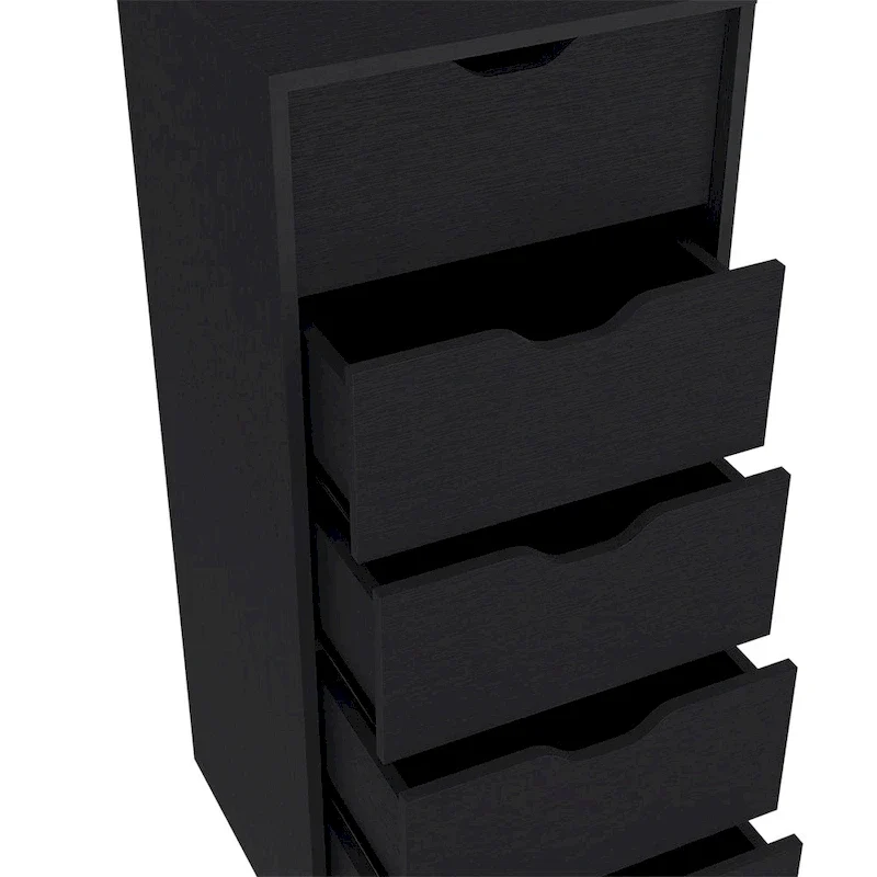 Commode étroite à 5 tiroirs