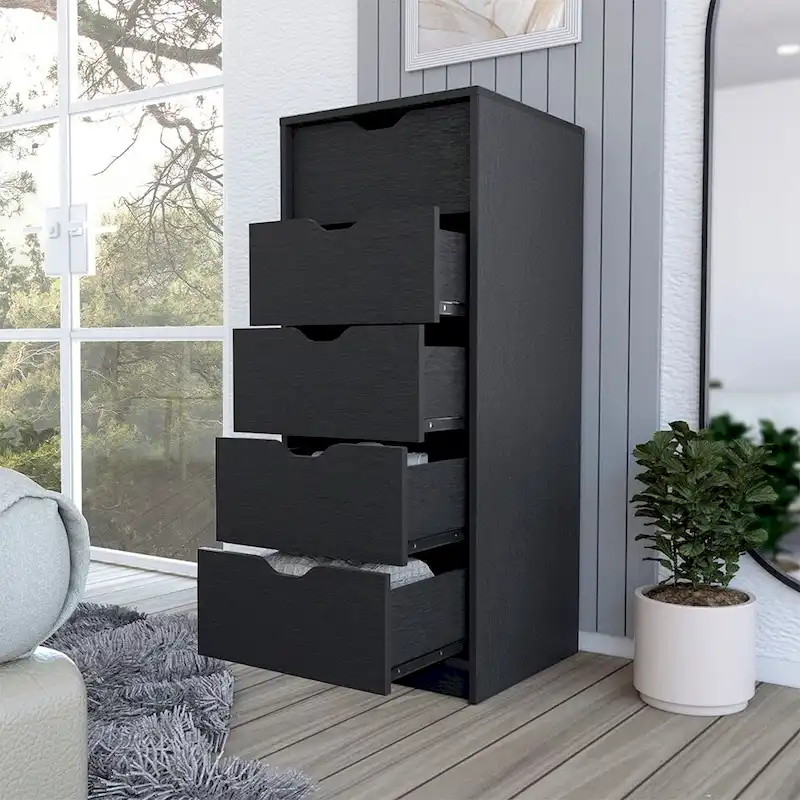 Commode étroite à 5 tiroirs
