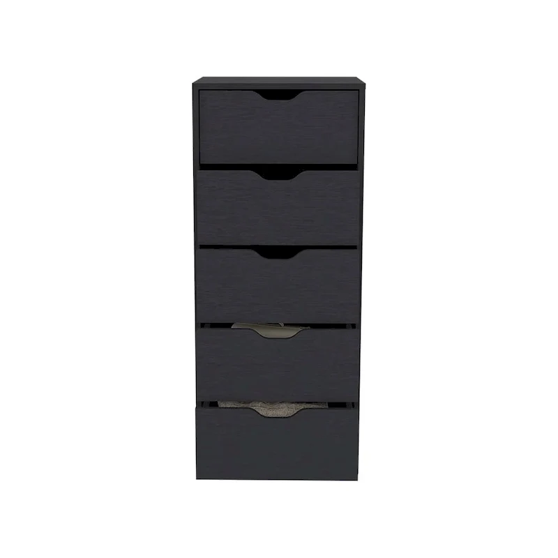 Commode étroite à 5 tiroirs