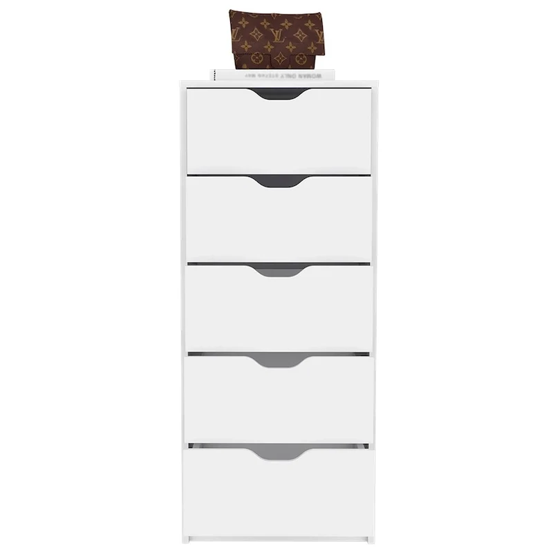 Commode étroite à 5 tiroirs