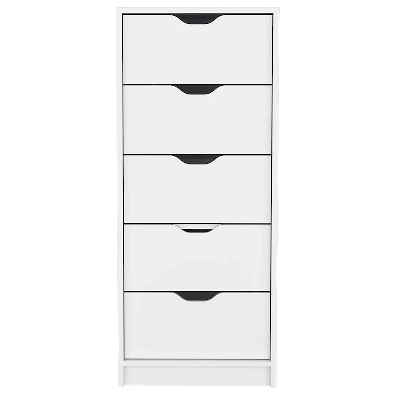 Commode étroite à 5 tiroirs