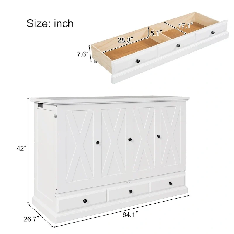 Armoire murale pliante multifonctionnelle