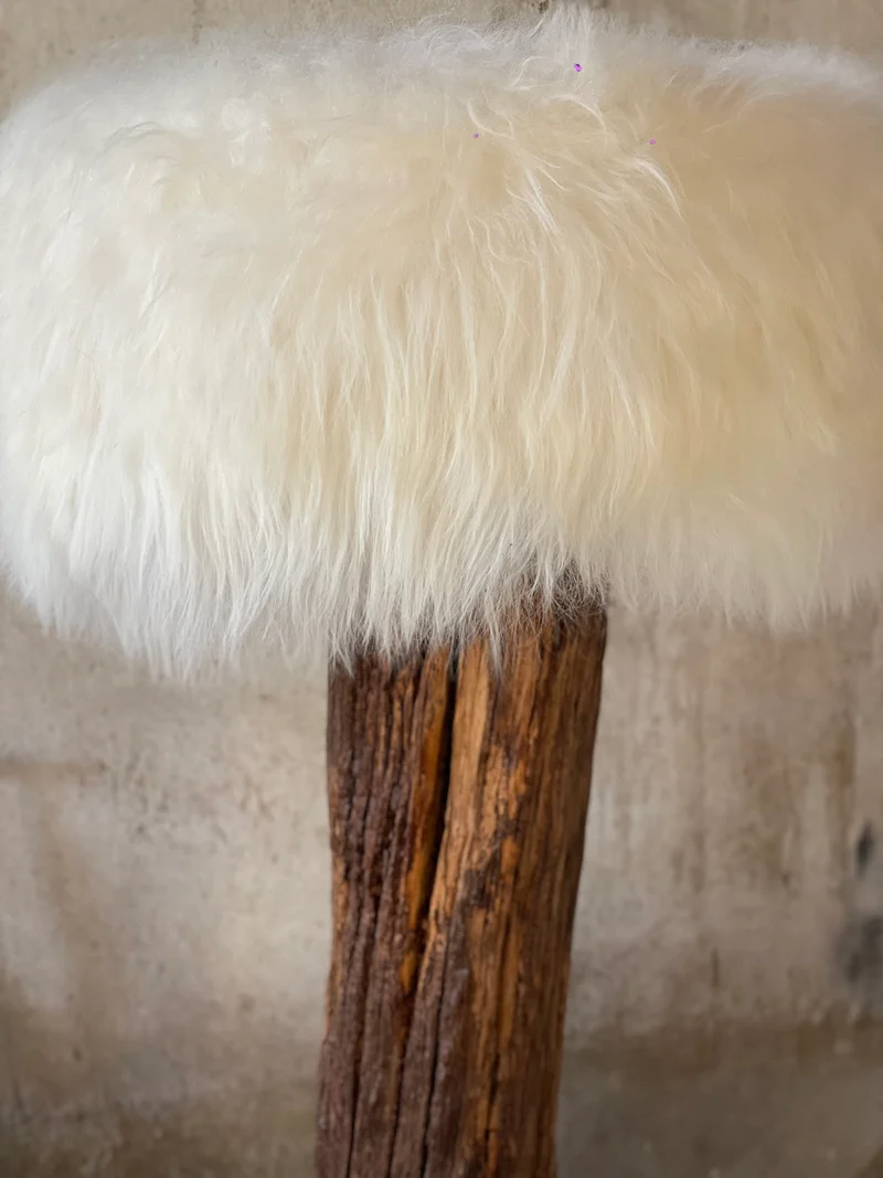 Lampadaire tronc