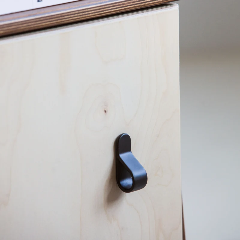 Belt knob brown