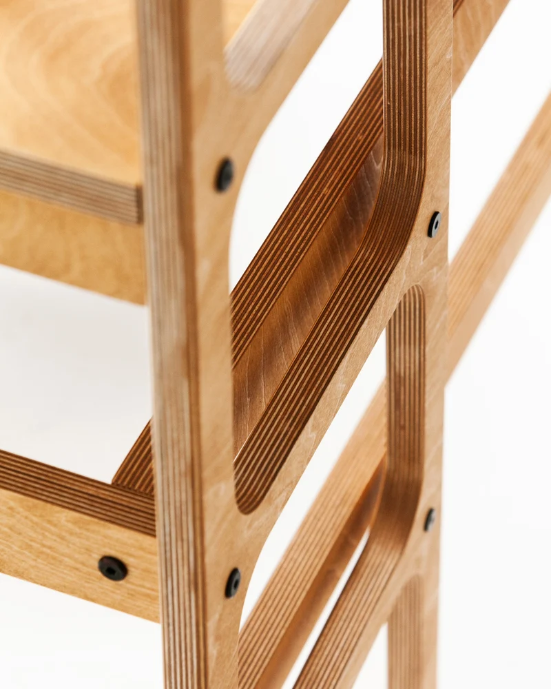 Mid-Century L-Shape Desk with Bookcase · 190 cm