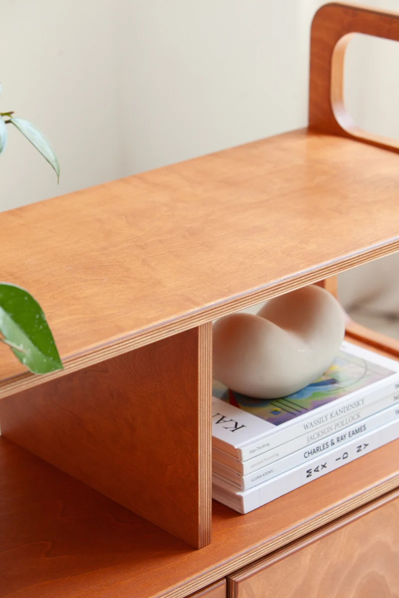 Midlite Bookcase · 97 cm · Drawers + Cabinet