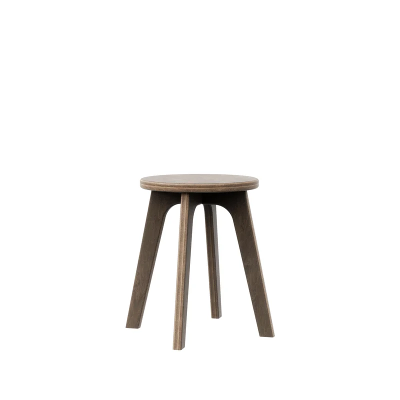 Mid-Century Stool · Round · Cushion