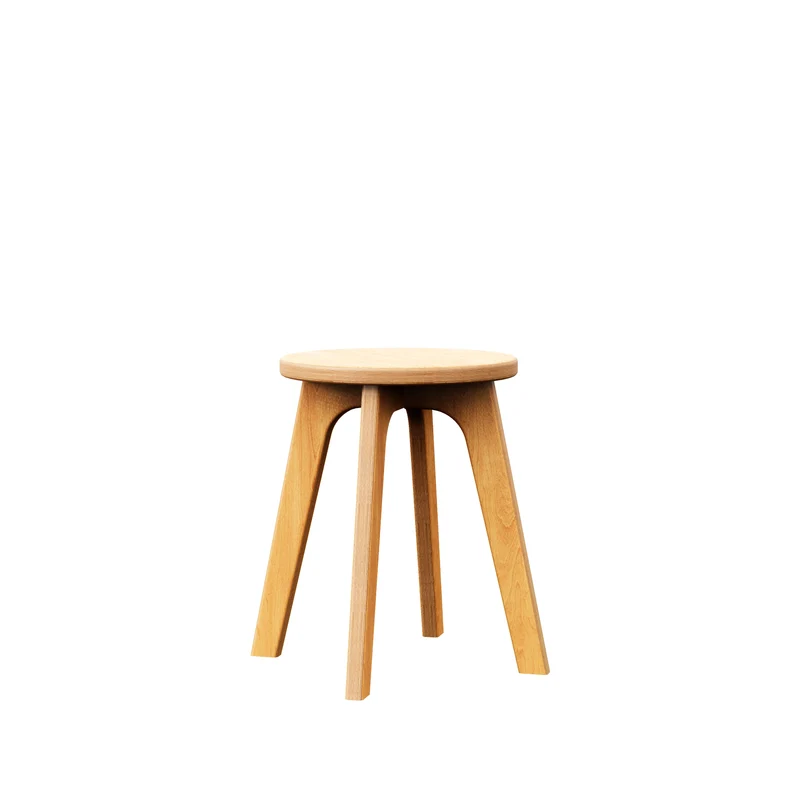 Mid-Century Stool · Round · Cushion