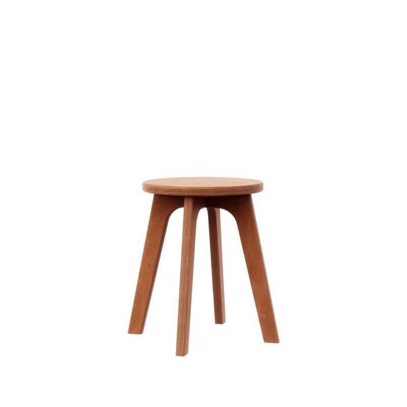 Mid-Century Stool · Round · Cushion