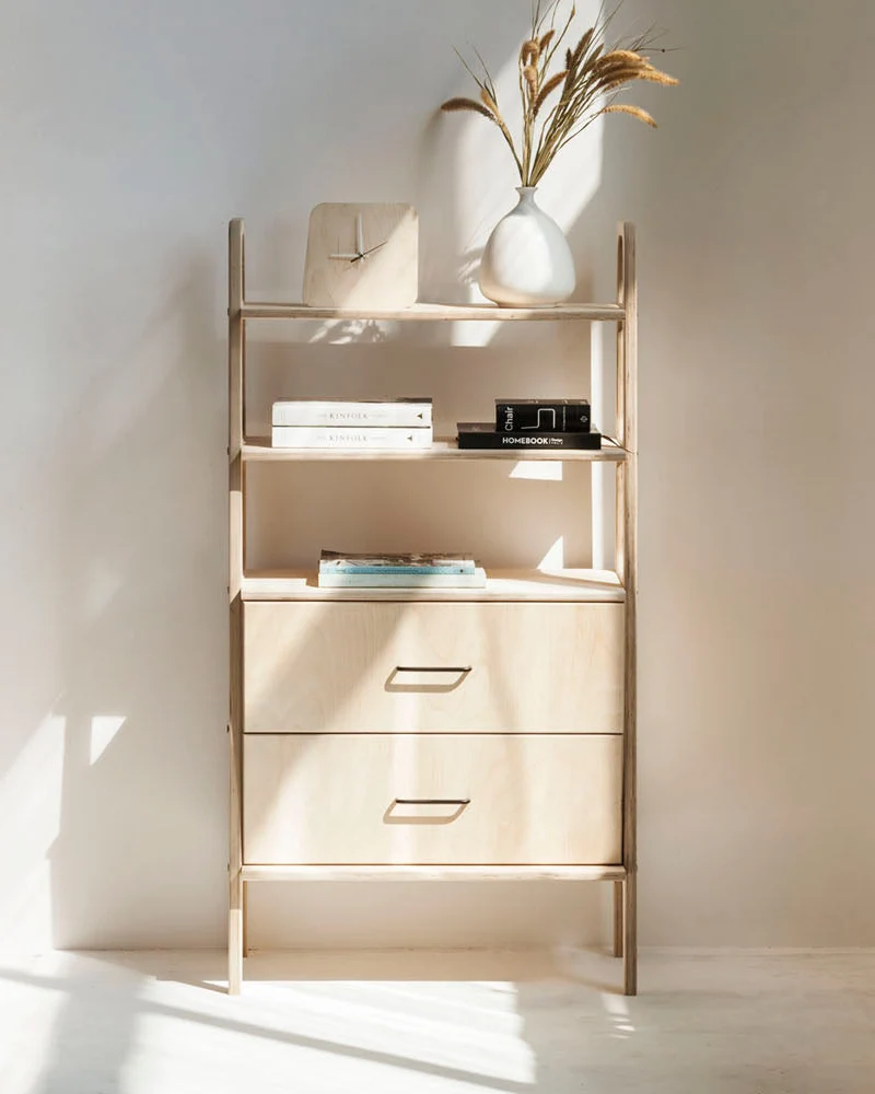 Midi Bookcase with drawers · 140 cm