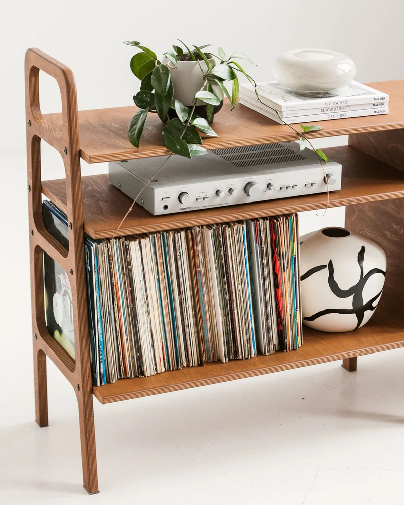 Mini Vinyl Record Console · 90 cm