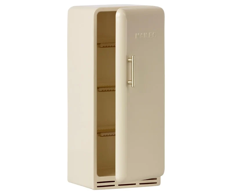 Frigo miniature en métal - Offwhite