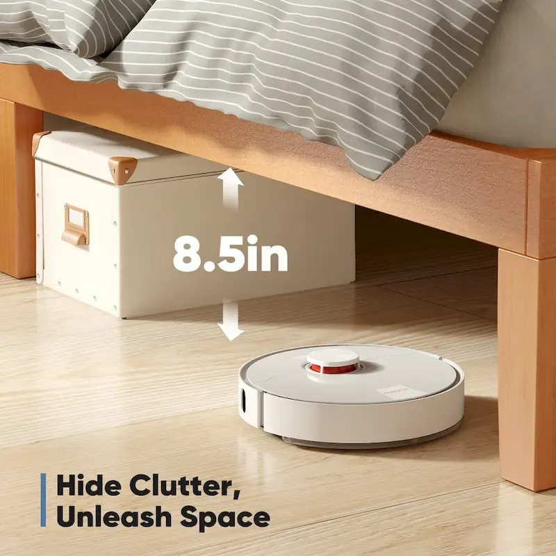 Lit plateforme Queen Size en bois massif, capacité de 450 kg, rangement sous le lit (sans tête de lit)