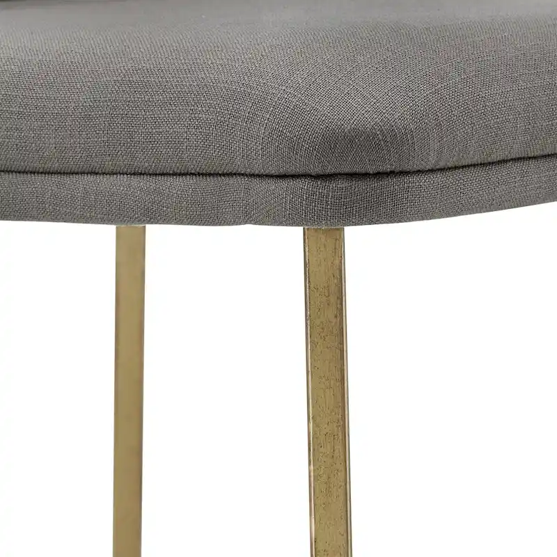 Chaises de salle à manger modernes en métal doré