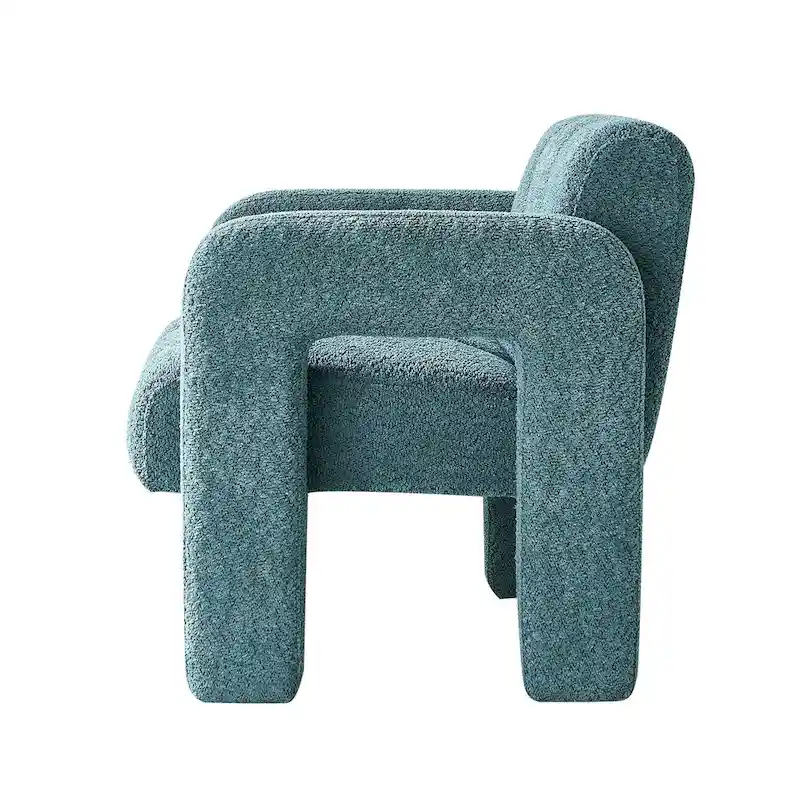 Fauteuil d'appoint Vert Moderne 31.1 avec Mousse Haute Densité