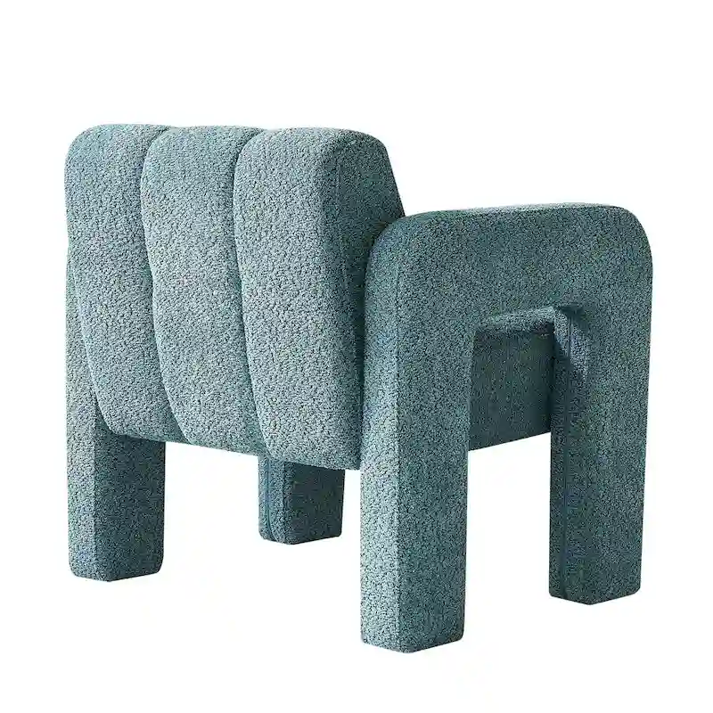 Fauteuil d'appoint Vert Moderne 31.1 avec Mousse Haute Densité