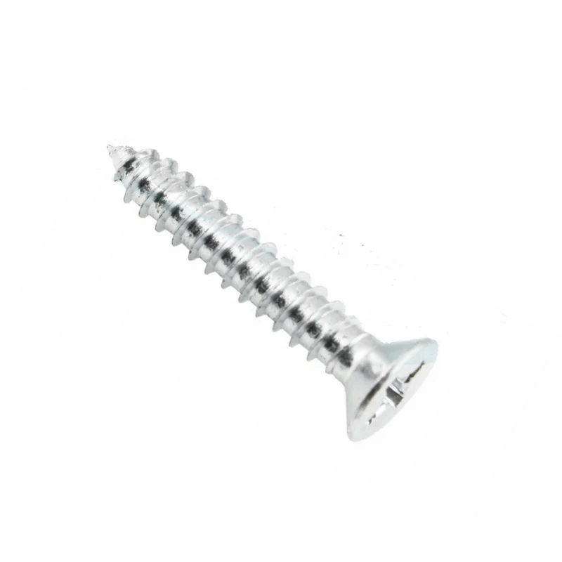 Vis à bois PZ2 4.0x25mm Zinc Blanc (100 pièces)