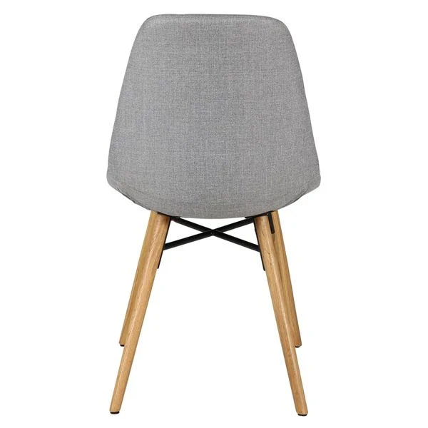 Chaise repas gris clair