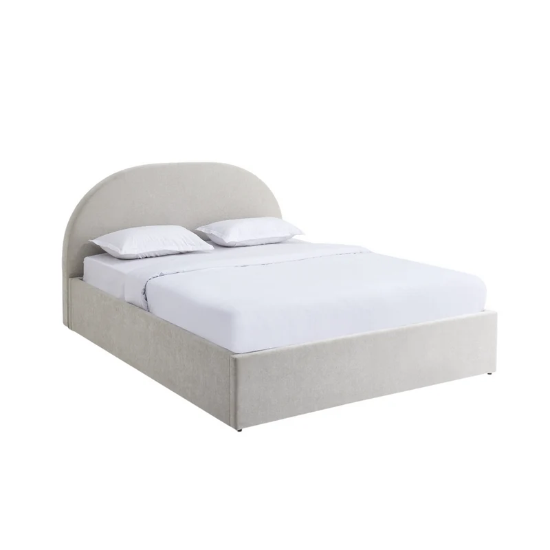 Lit coffre 160 x 200 cm beige
