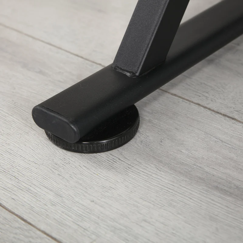 Table à dessin effet bois avec plateau inclinable avec tiroirs et tablette latérale et tabouret noir SHELFPLUS
